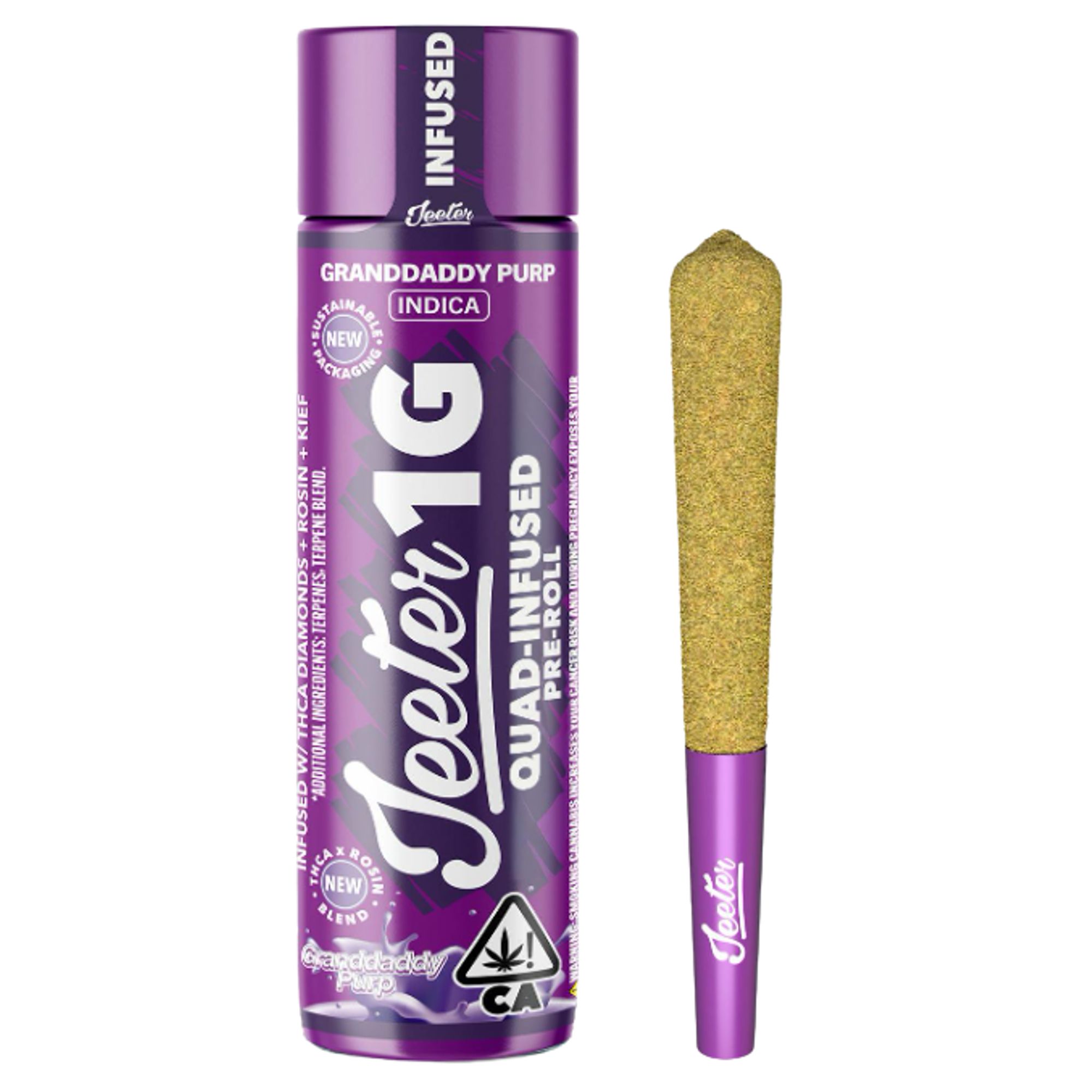 Quads Granddaddy Purp-Single Infused Joint-JEETER